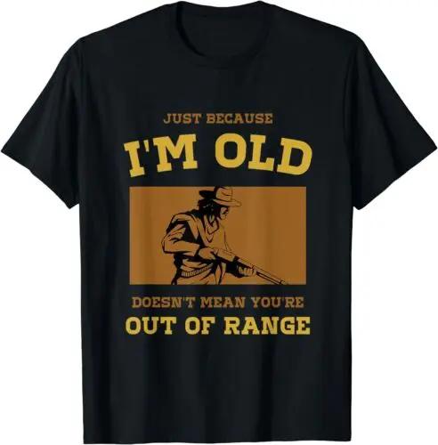 Old Unisex Shooting Gun Graphic TShirt Funny Hunting Tee Unisex S
