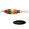 1/5/10Pcs Horizontal Squid Jigs Luminous Cuttlefish Lure Plated Jigging Baits Sea Fishing Artificial Shrimp Hook