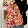 DELIXIONG Nylon Backpack Regular Women's Red/Green/Black DLX-XCX-8626