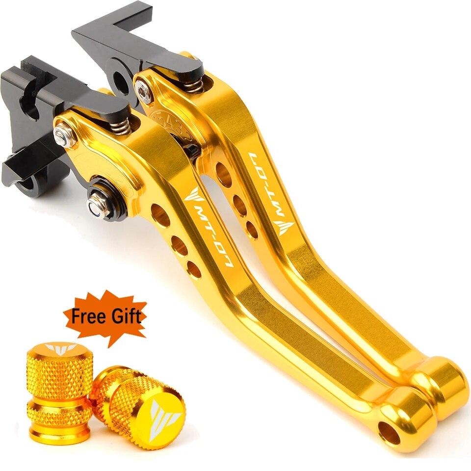 New For Yamaha MT07 MT-07 MT 07 2015-  2022 2023 Accessories Motorcycle CNC Aluminum Brake Clutch Levers MT07 Hand Lever