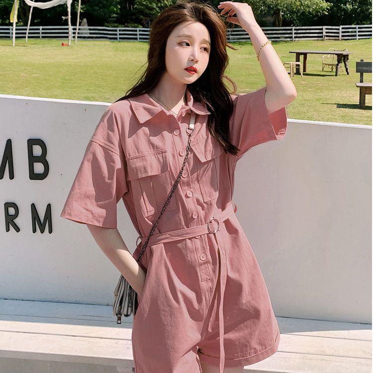 2026 Summer Women's Loose Korean Jumpsuit - Internet Celebrity Style