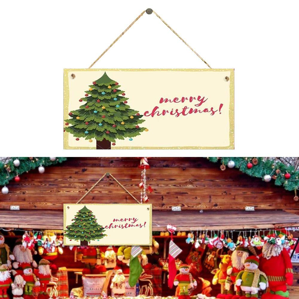 

Напоминающие таблички Дверная табличка Рождественские таблички Дверная вешалка Удобная в использовании Доска объявлений в отеле Бар