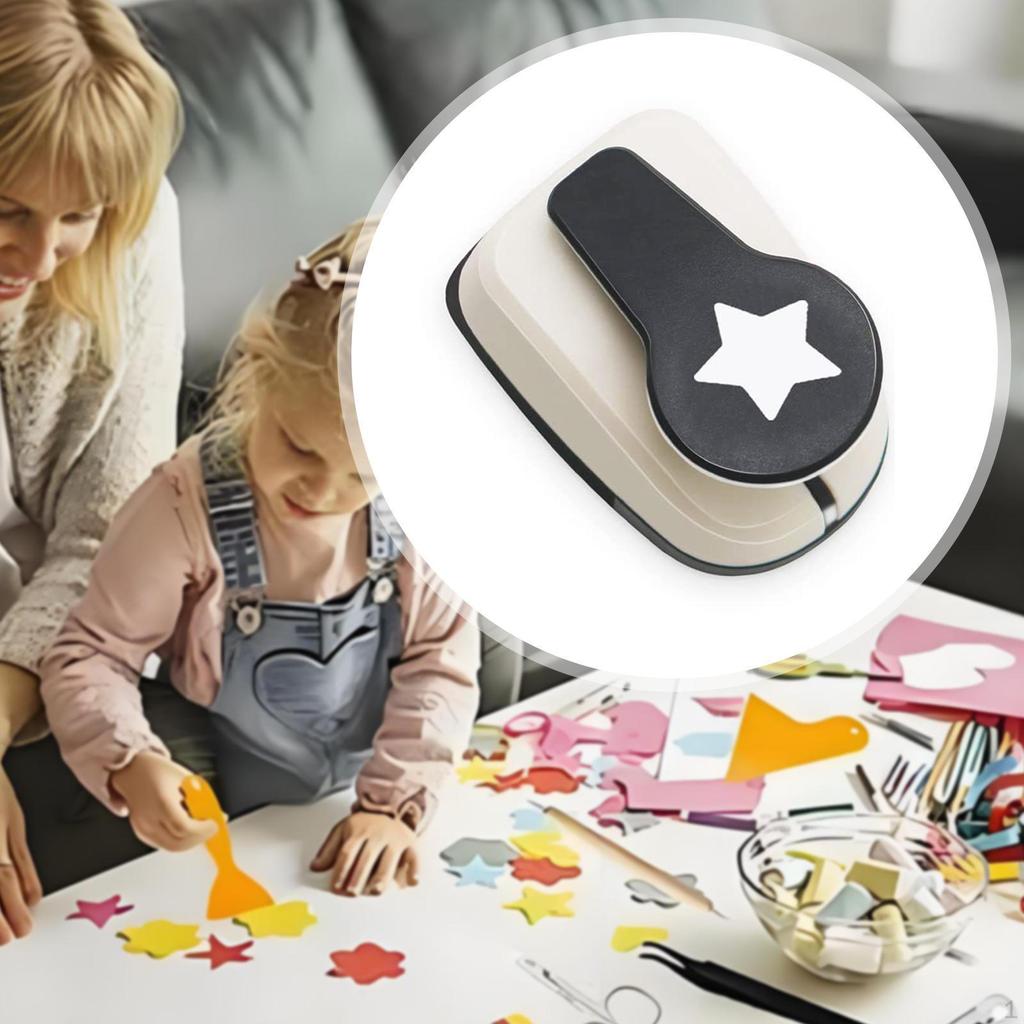 Fünfzackiger Stern Locher Basteln Klein Scrapbook Stanzer für Karton Bastelarbeiten