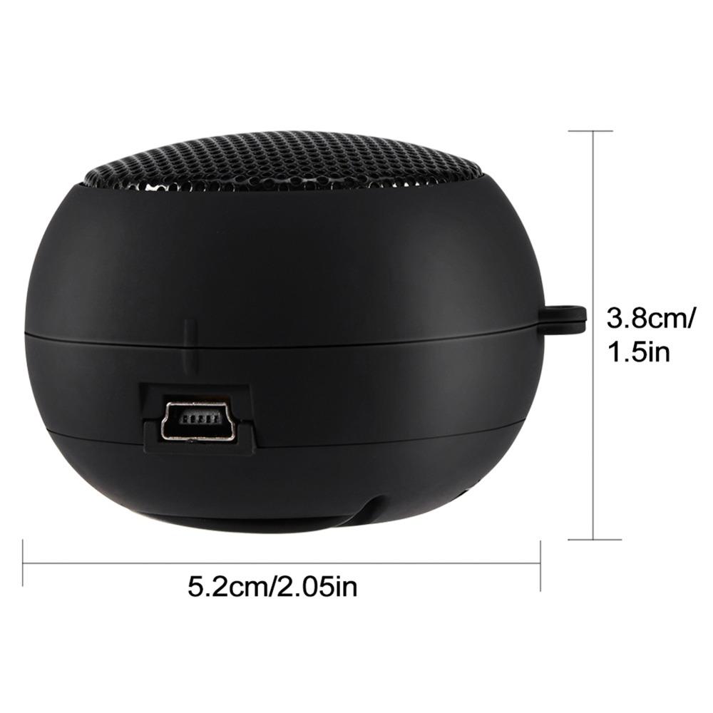 Compact Design Mini Travel Speaker 3.5mm Audio Jack Loud Speaker Compact Portable Speaker  Home Use