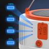 Tragbare Laterne USB Solar Mobiles Licht mit 24 Lampenperlen für Outdoor-Camping, Notstromversorgung, Tragbares Licht Weiß