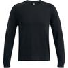 Solid Color Outdoor Casual Sports Crew Neck Pullover Long Sleeve Knit Sweater Men Sweater Black 1387128-001
