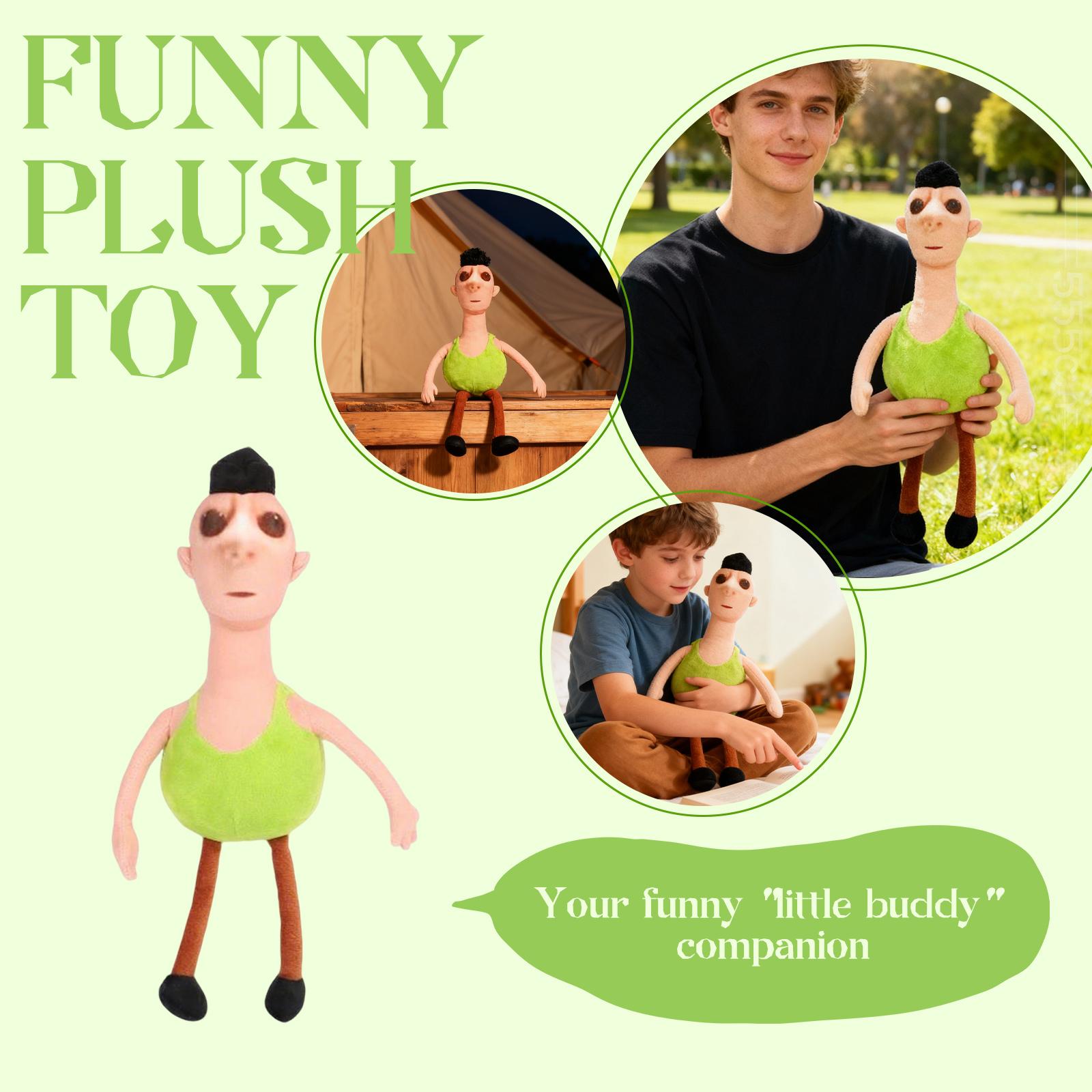 

Плюшевая кукла, Игрушка в подарок, Мультфильм, Детская тряпичная кукла, Детская подарочная подушка One Size зелёный