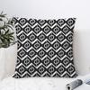 Black And White Geometric Pillow Case Sofa Decorative Home Double-Sided Printing Short Plush Cushion Cover Throw Pillow Cover