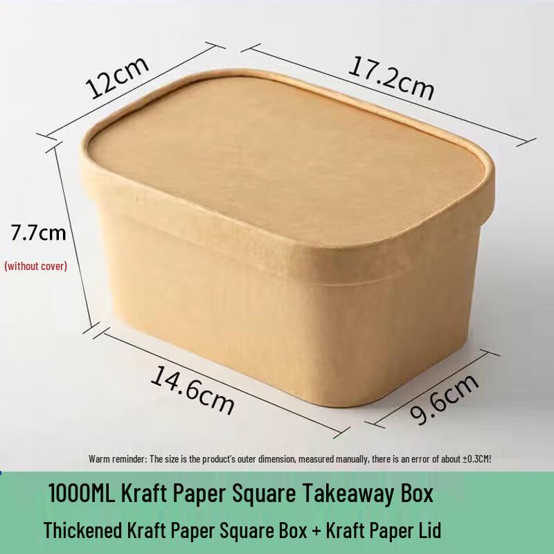Yuduo Disposable Kraft Paper Food Container