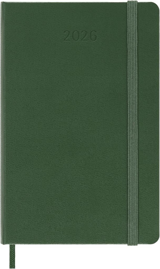 Moleskine 2026 January Weekly Pocket Size x Myrtle DHK1512WN2Y26 Planner, Start, 12-Month Diary, (9cm 14cm), Hardcover, Green,