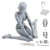 JXyuanQi [Recommended by Professional Manga Artists] Drawing Doll Figures, Body-chan & Body-kun, Male and Female Set, 30-Point Movement, Model Drawing