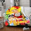 Customiz Name Personality Candy Candy (2) Blanket Soft &Warm Sofa Office Bed Travel Lunch Break Blanket, Gift Suitable for All Seasons