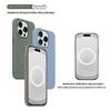 (Mint Green) For iPhone 15 Pro Case Compatible with MagSafe Liquid Silicone Phone Back Cover [Induction Popover]