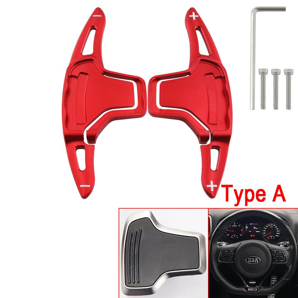 Shifter Paddle For KIA Sportage GT-Line Hybrid 2015 2016 2017 2018 2019 2020 2021 2022 Car Steering Wheel DSG Extension Stickers hbwjx00