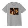 Girls Will Be Feminist ArT T Shirt Baroque Judith Slaying Holofernes Dark Academia Classic Painting Women Vintage Washed