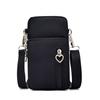 Three-layer Zipped Mobile Phone Bag, Crossbody Bag, Neck Strap Mobile Phone Wallet, Fashionable Wallet