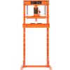 Hydraulic, 12 Ton H-Frame Floor, Stamping Plates, Adjustable Working Table Height for Bending or Straightening Metal, Garages, or Homes Shop Press,