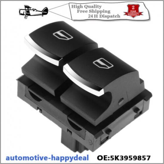 Electric Power Window Switch For V-W Eos G-olf MK5 MK6 GTI 5K3959857 Driver Side