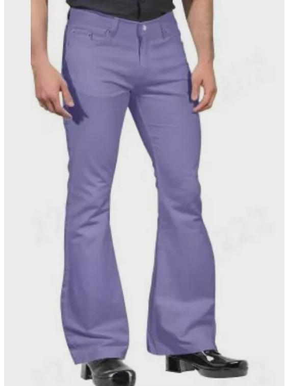 Herren 2024 Retro Schlaghose Freizeithose