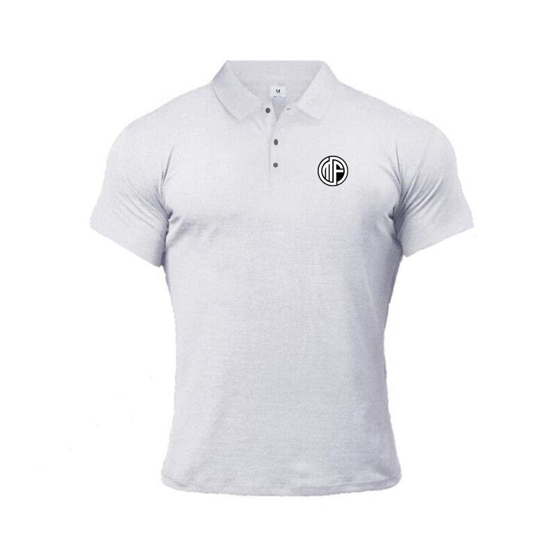 Muscleguys Sommer Ny Revers Kort Erm Herre Business Pustende Kul Poloskjorte