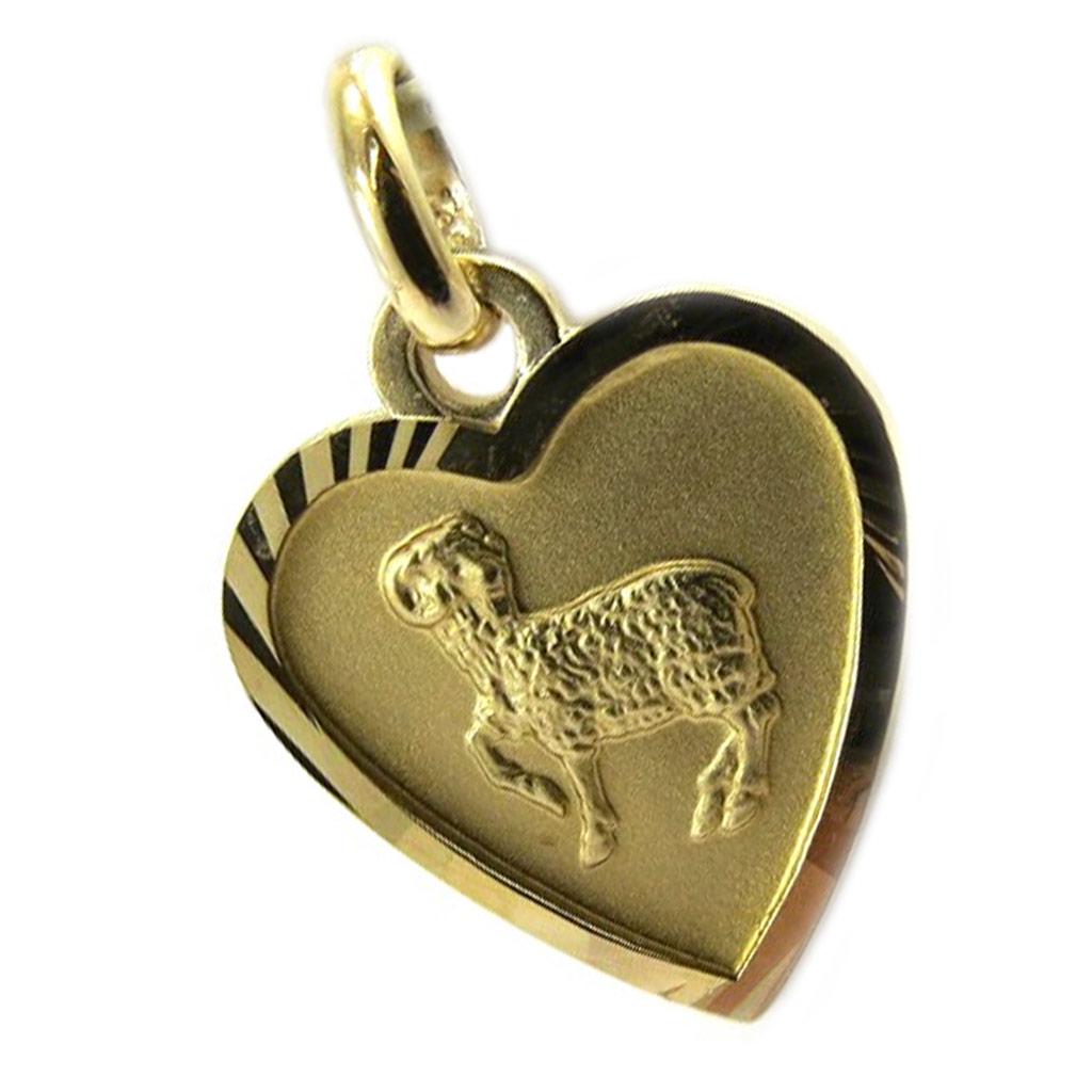 Altesse [L6109] - Pendentif plaqué or 'Bélier'