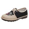 New Cloth Shoes Embroidered Women's Shoes Non-slip Soft-soled Shoes Retro Flat-soled Single Shoes