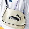 New PUMA Fabric Handbag Shoulder Bag Unisex White 079372-02
