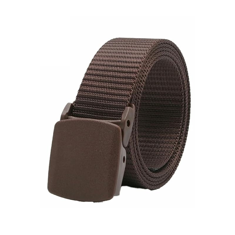 

[Y s factory] nylon belt men s Stepless adjustment No hole No drilling required outdoor free size jeans For work work clothes Survival game casual