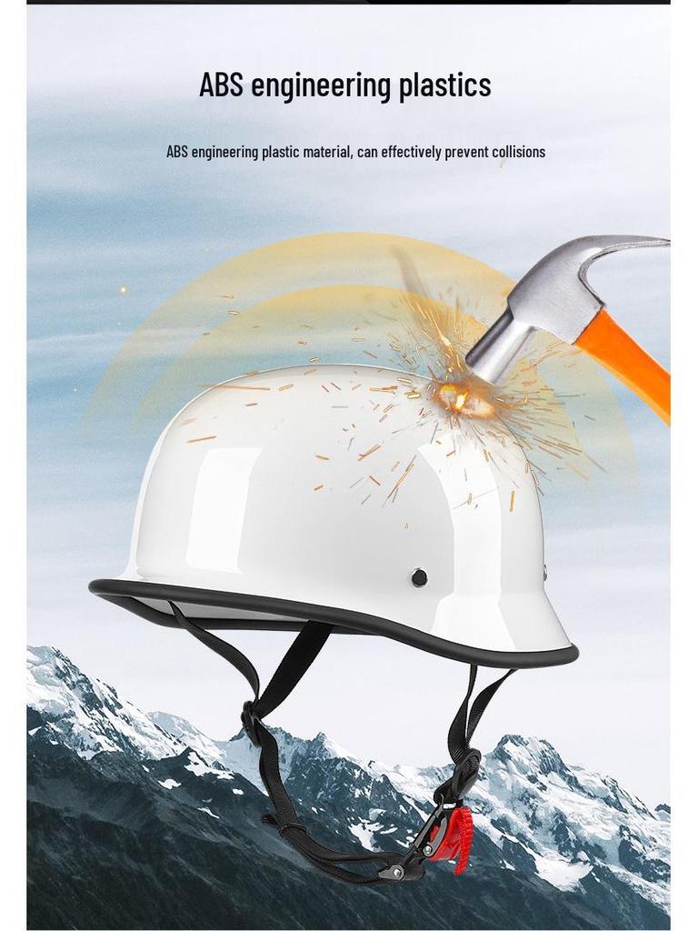 Unisex Half Motorcycle Helmet for Electric Vehicles - Model 307.