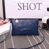 2024 Trendy Crocodile Pattern Women's Crossbody Bag: Single Shoulder Handbag & Phone Coin Purse