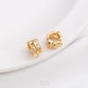 14K Gold-Plated Zircon Spacer Beads for DIY Jewelry