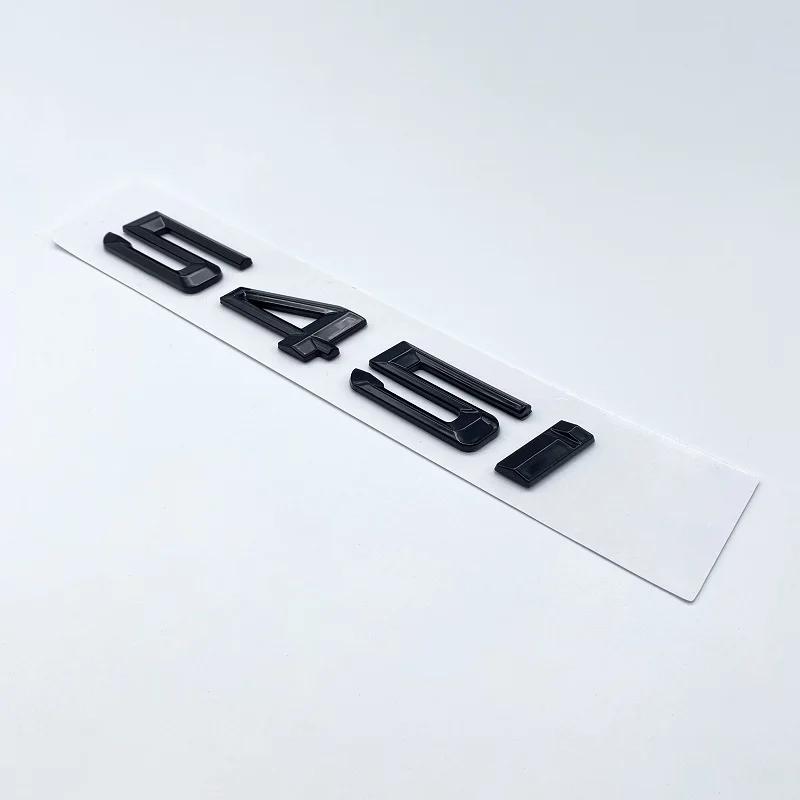 Glossy Black Letter 520i 523i 525i 528i 530i 535i 540i Emblem For BMW 5 Series E60 E61 F10 F11 G30 Car Trunk Logo Sticker PS9