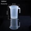 MDNG 5000ml Plastic Measuring Jug with Lid and Handle, 2-Pack