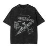 Anime Hunter X Hunter Printed Tshirt Mens and Womens Washed Tshirt High Quality Vintage Cotton Tshirt Harajuku YK Top