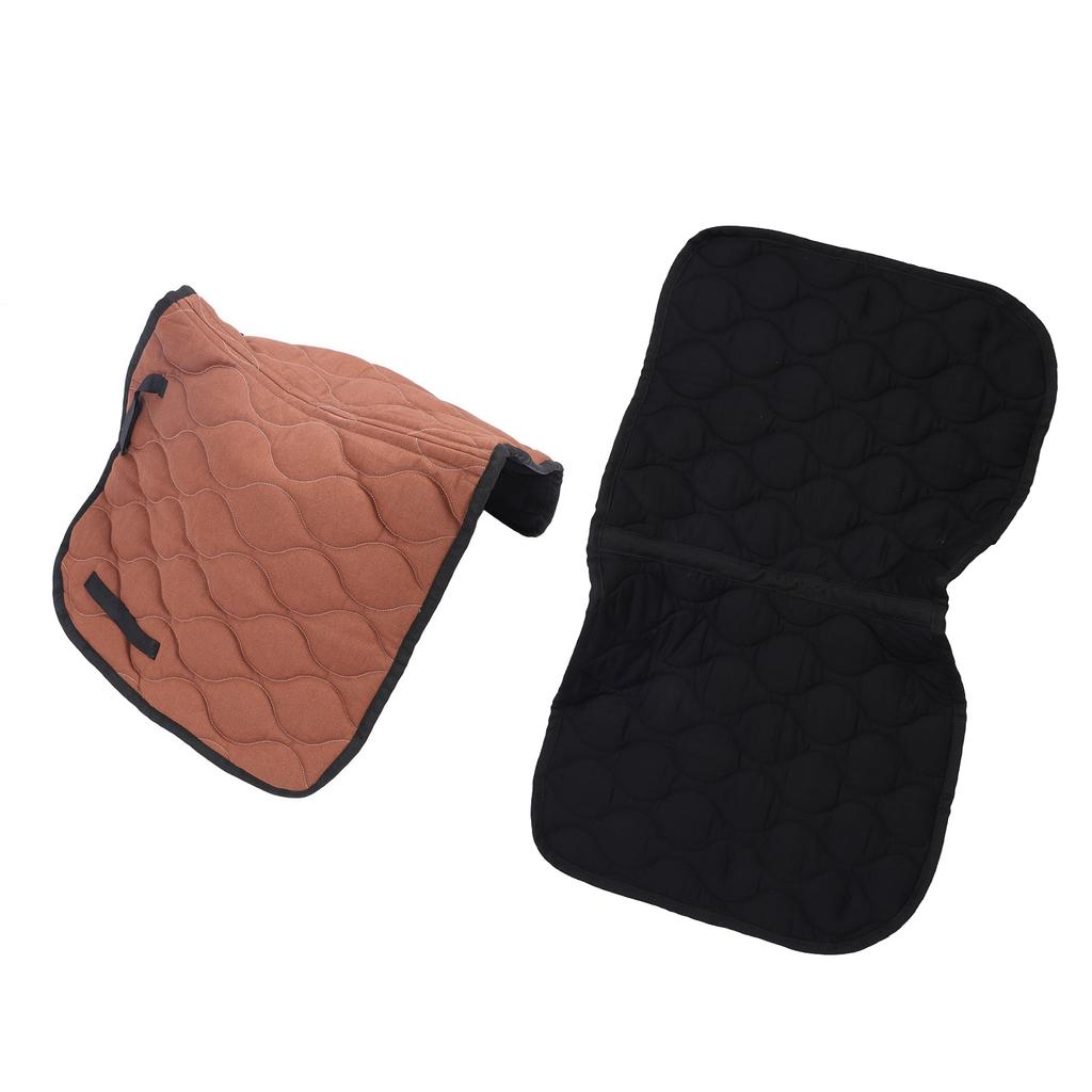 ABRASING Proof Horse Saddle Pad, PU Lther Horse Saddle with Strong Brthability 42.13x25.59in