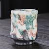 Japanese-style Retro Yamagata Ceramic Teacups Retro Handmade Rough Pottery Single Ceramic Kung Fu Tea Set Tea Accessories