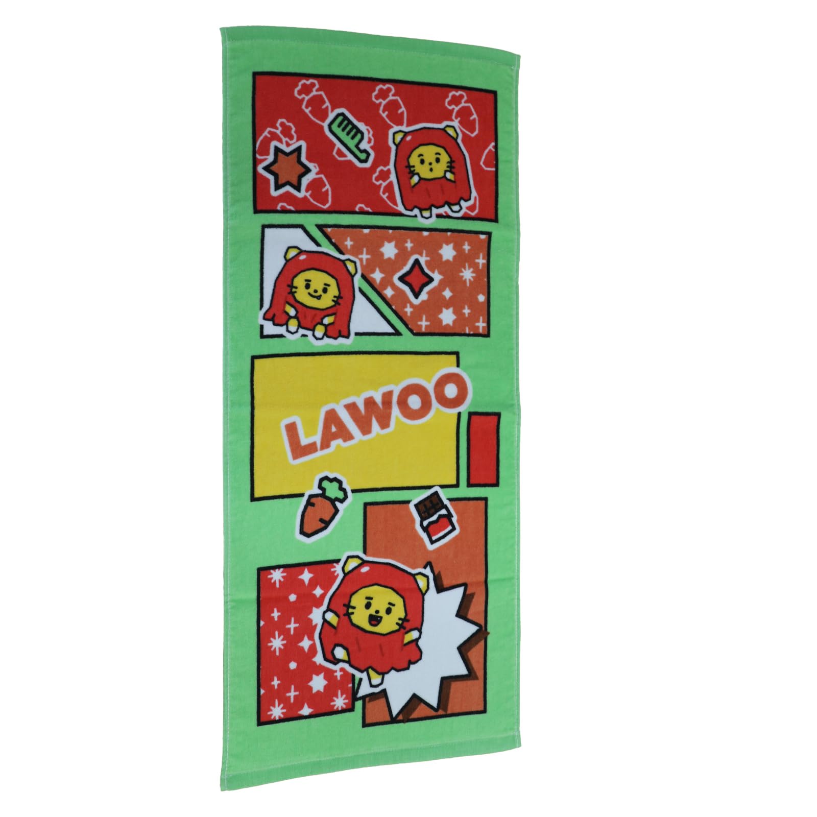 

Marushin TRUZ Лицо Антибактериальный и Запах 5445007000 Комикс_LAWOO Полотенце, Носовой платок, Персонаж, 100% Хлопок, Устойчивый,