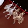 Koi Carp Pendant Goldfish Earrings Accessories Metal Dangle Earrings Goldfish Eardrop Girls