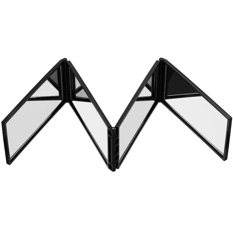 Four-Sided Foldable Mirror for Haircuts and Makeup