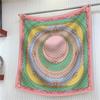 90cm Silk Scarf Women Large Shawls Belt Chain Printed Stoles Square Bandana Luxury Kerchief Hijab Scarf Female Foulards