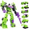 Deformation Toys 6 In 1 Mini Combiner Action Figure Robot Toys War for Cybertron Figure Gift Set