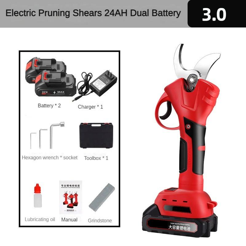 Rechargeable Branch Cutting Scissors Household Gardening Fruit Tree Pruning Tools Portable Electric Pruning Shears