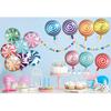 [Balloon shop] 28 pieces!! Aluminum balloons, cute candy balloons, stores, gardens, celebrations, Christmas, children, boys, girls, birthday decoratio