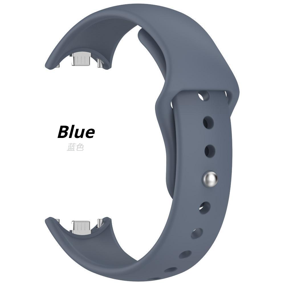 Für Xiaomi Band 8 9 10 Armband SmartWatch Zubehör Silikon Sport Ersatzarmband pulseira correa Für MiBand 10 Armband