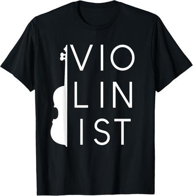 Vintage Violinist TShirt Violin String InstruUnisext Gift TShirt Print Original Design Gifts T Shirts Unisexs Clothing Camiseta