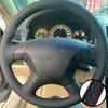 Car Accessories Braid Black Perforated Microfiber Leather 2003-2007 Odyssey 2005-2010 Steering Wheel Cover For Honda Accord 7