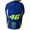 Off-Road Parkour Tricycle Racing Cap - Features two vertical stripes, numbers below, paw and English V on the sides.