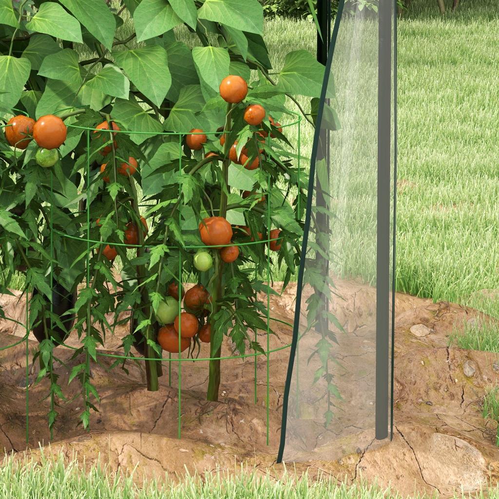 Greenhouse Cold Frame Hothouse, 90 cm x 90 cm x 145 cm, Transparent + Black