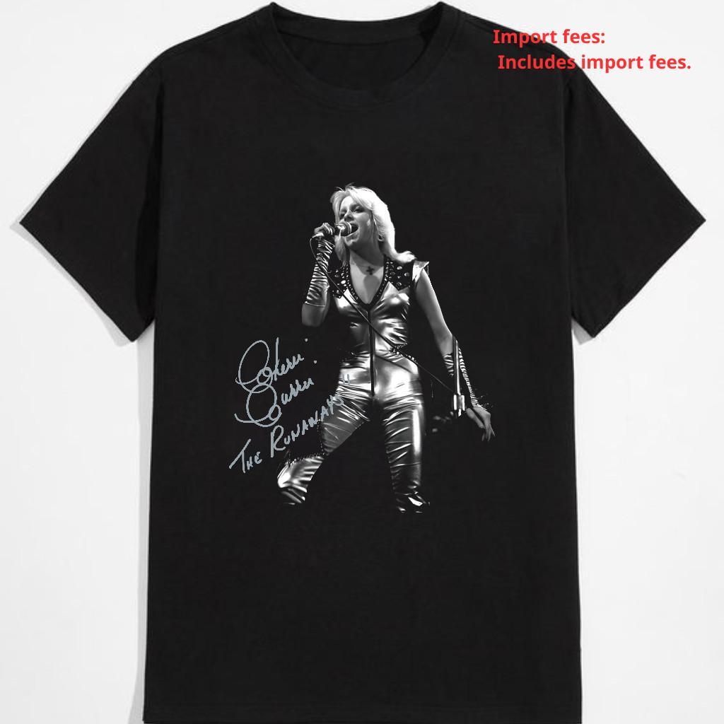 Rare Cherie Currie The Runaways Black T-Shirt, Sizes S-5XL, Collector’s Gift XXXXL