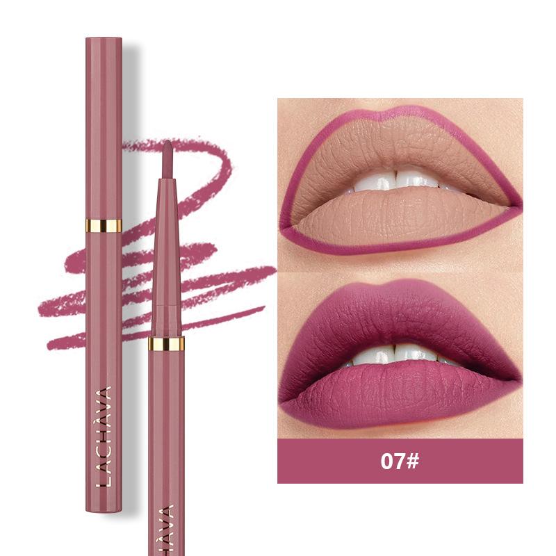 JYL LACHAVA Matte Nude Lipliner Outlines the Lips 12 Color Beauty Mouth Red Lip Marker